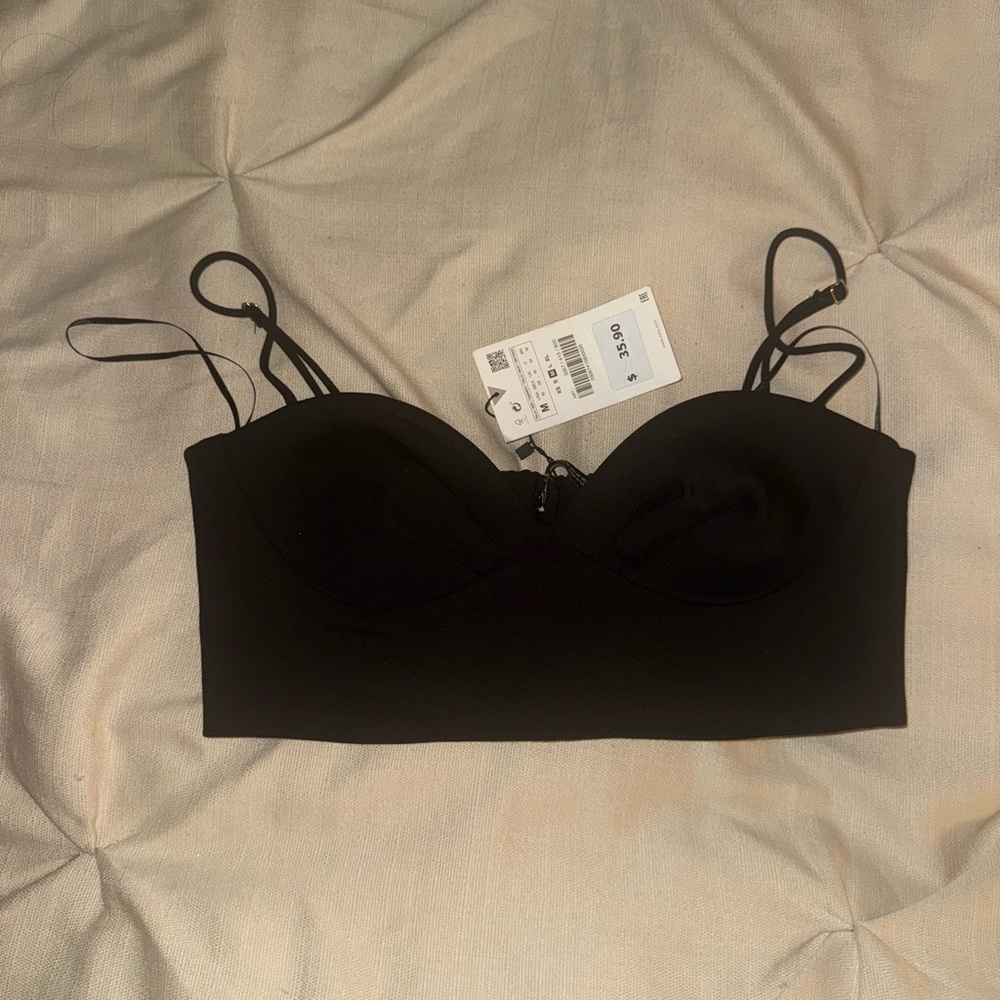 Zara crop top / bralette NWT